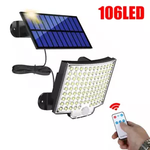 Solar Outdoor Light LED Solar Security Flood Lighting with 3 Modes Adjustable - Picture 1 of 10