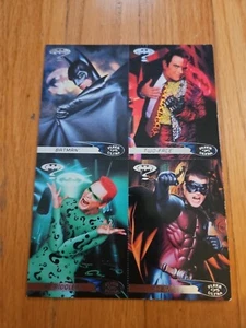 1995 Fleer Ultra 95 Batman Forever 4 Karten ungeschnitten Ziel Promo Blatt 5 x 7 ROBIN - Bild 1 von 4