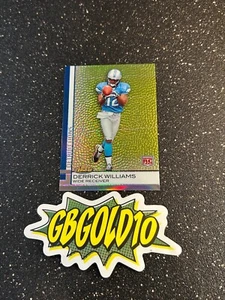 2009 Topps Finest - Derrick Williams #84 Pigskin Gold Refractor /25 - Picture 1 of 2