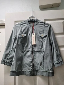 XCVI Wearables Tara Bomber Jacket IVY HALL PIGMENT MEDIUM Brand new with tag - Picture 1 of 4