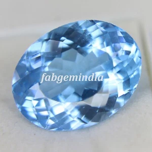 Piedras preciosas sueltas azules ovaladas corte brillante natural Jeremejevite certificado 14,60 quilates - Imagen 1 de 5