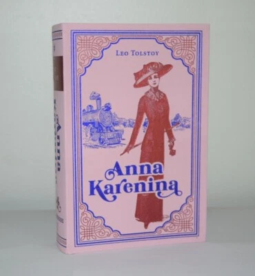 New Anna Karenina Leo Tolstoy Suede Leather Feel Ribbon Marker Deluxe Foto 1 de 3