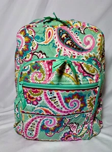 Vera Bradley Rucksack gesteppt Blumenmuster mit 3 separaten Taschen - Bild 1 von 16