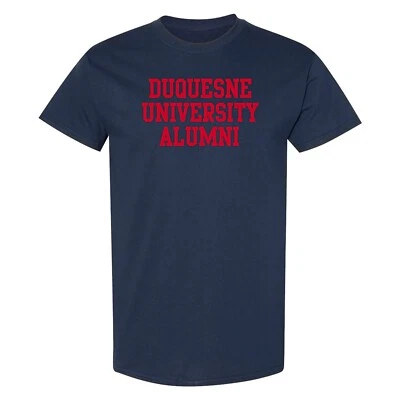 Duquesne Dukes Alumni Block T-Shirt - Navy - Image 1 of 4