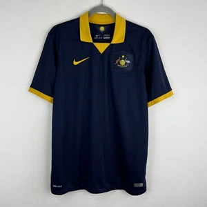 Australia 2014 Nike Away Football Shirt Soccer Jersey Size L Men's - Picture 1 of 9