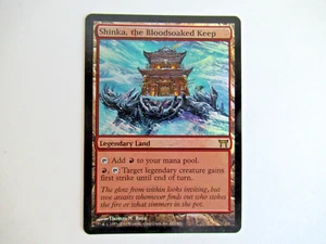 MTG Shinka, the Bloodsoaked Keep Near Mint Foil Champions of Kamigawa - Picture 1 of 4