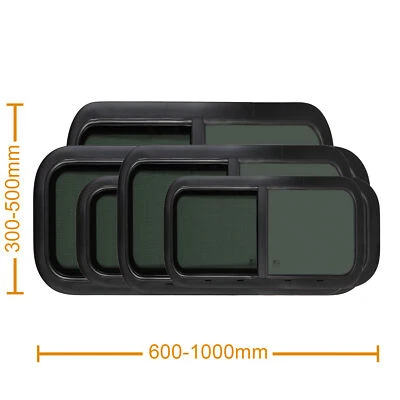 Wohnmobil Caravan Seiten Fenster Schiebefenster Wohnwagenfenster Aluminium - Bild 1 von 4