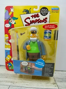 The Simpsons CAPTAIN McCALLISTER Playmates World of Springfield Figure Sealed - Picture 1 of 17