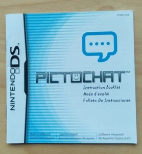 Pictochat Instruction Booklet (Nintendo DS) Manual ONLY - Picture 1 of 10