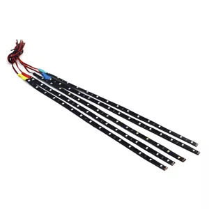 10x Flexible 30cm 60cm 90cm DC12V Motorrad-Unterboden-LED-Lichtleiste - Bild 1 von 40