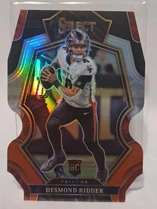 Desmond Ridder 2022 Select Die-Cut Red Black Prizm Rookie RC Falcons Cardinals - Bild 1 von 2
