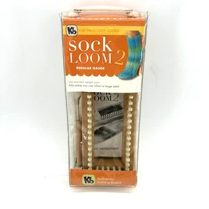 KB Sock Loom II Authentic Knitting Board Crocheting Needlecraft - Picture 1 of 4