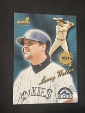 1999 PACIFIC AURORA OPENING DAY ISSUE FOIL PARALLEL #64 LARRY WALKER SSP #07/31
