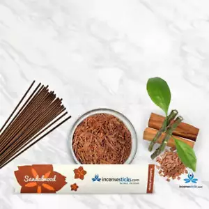 Sandalwood Incense 4.5" 10 Sticks - Picture 1 of 10