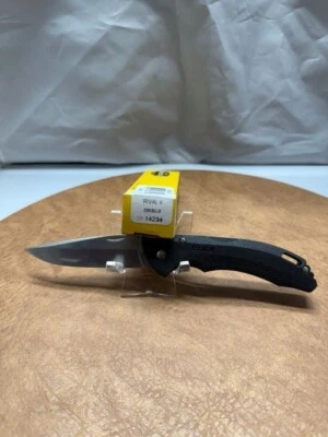 Buck #B14234 Rival II mango negro muesca de clavo hoja 420HC 365BO Foto 1 de 3