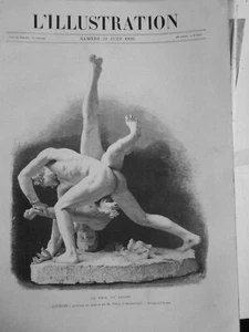 1863 1926 STRONG MEN'S WRESTLER 20 ANTIQUE NEWSPAPERS - Picture 1 of 20