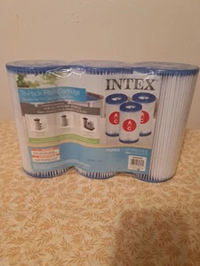Intex 29003E Replacement Type A or C Filter Cartridge for Pool Pumps 3 Pack - Picture 1 of 5