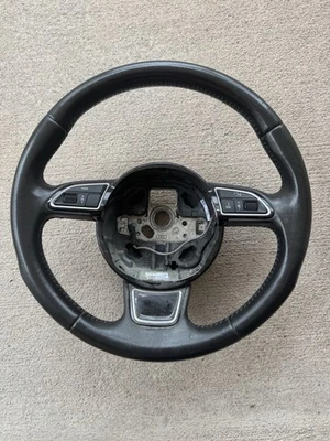 Volante de cuero premium Audi A3 Quattro 2015-2016 8V0-419-091-BB-CJM Foto 1 de 4