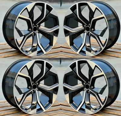 20" Wheels For Audi A4 A5 A6 A7 S4 S5 Q5 Q7 Q8 VW Atlas 20x9 +30 5x112 Rims - Image 1 of 4