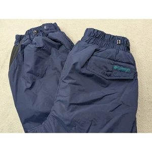 Columbia Outdoor Snow Ski Pants Mens L Navy Blue Winter Insulated - Picture 1 of 17