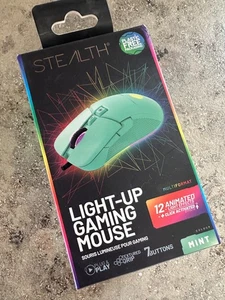 Stealth Light Up PRO Gaming Mouse Mint - Picture 1 of 2