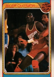 1988-89 Fleer AKEEM/Hakeem Olajuwon All-Star Team #126 Houston Rockets-NBA - Picture 1 of 2