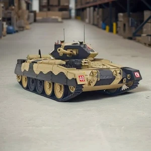1/16 RC Tank Wireless Control Model 360°Turret Rotary Smoke Sound Lights RTRzN - Picture 1 of 20