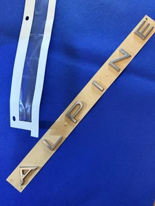 Logo Badge Emblem Monogram Renault ALPINE A110 A320 A290 GT R OEM 6020018483 - Picture 1 of 8