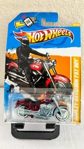 Hot Wheels Harley-Davidson Fat Boy 2012 New Models Red F10 - Picture 1 of 1