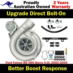 Billet Turbo+Oil Return Line+Support Bracket Kit For Ford Falcon BA XR6 4.0L - Bild 1 von 20