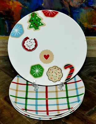 Lenox Kate Spade New York Set Of 4 Cookie Time Accent Plates New - Image 1 of 3