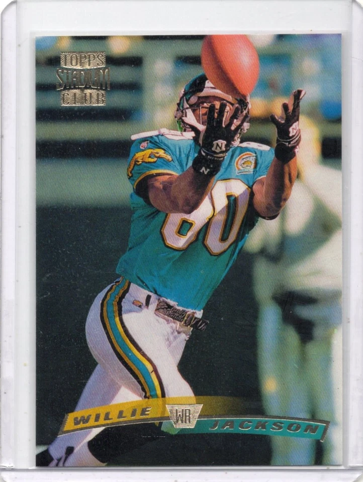 1996 Topps Stadium Club - Willie Jackson #92 Jacksonville Jaguars - Image 1 of 2
