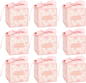 50x Süßigkeiten Schachtel, Gastgeschenk Schachtel Quadratisch, Geschenkbox Prali - Bild 1 von 3