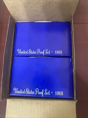 (10) 1968 Proof  Set - No Reserve! Whole Entire Box! Boxed From The Mint! - Image 1 of 4