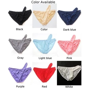 Herren transparenter Slip sexy Elefantennasenrüssel U konvex Beutel Unterwäsche Unterhose - Bild 1 von 47