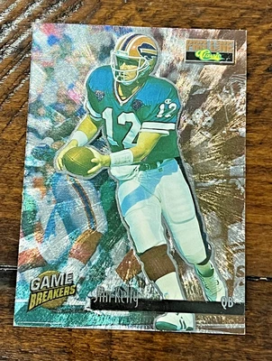 1995 Classic Pro Line Jim Kelly GB12 Game Breakers HOLO/FOIL - PACK FRESH/NM+ - Image 1 of 2