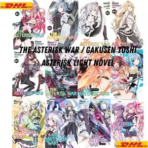 The Asterisk War Gakusen Toshi Asterisk Light Novel Versione Inglese Vol. 1-17 - Foto 1 di 36