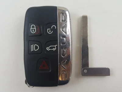 ORIGINAL JAGUAR 11-20 OEM SMART KEY LESS ENTRY REMOTE FOB UNCUT BLANK ALARM PROX - Image 1 of 4