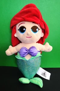 "Muñeco de peluche Ariel Sirenita 12"" bebés parques Disney" - Imagen 1 de 3