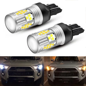 Switchback LED Bulbs Kit for 2014-2019 Toyota 4Runner Front Turn Signal Lights - Picture 1 of 11