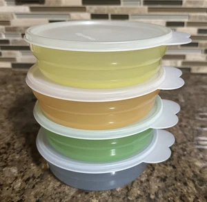 Tupperware Impressionen Salat- oder Müslischüssel-Sets ~ Sommerfarben mit gleichen Siegeln - Bild 1 von 10
