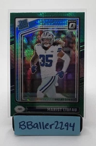Donruss Optic Green Hyper Prizm Marist Liufau 2024 clasificación novato Dallas Cowboys - Imagen 1 de 2