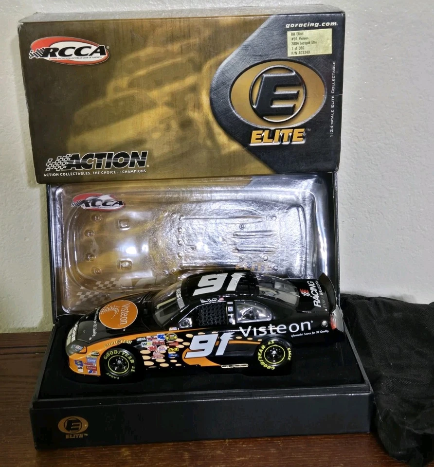 Bill Elliott #91 2004 escala 1:24 Visteon Intrepid Action Elite 1 de 360 carreras  Foto 1 de 4