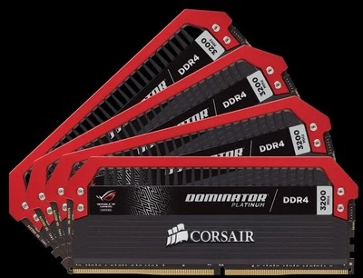 CORSAIR DOMINATOR PLATINUM 16GB (4x4GB) DDR4 RAM 3200MHz - Image 1 of 3
