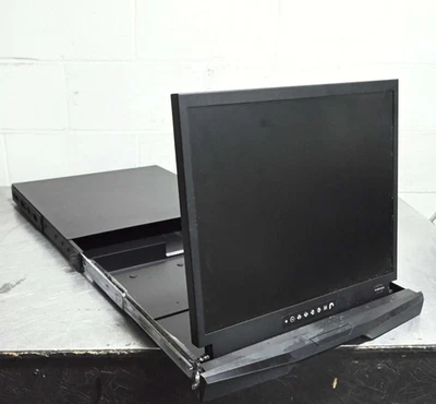 无品牌RP119 1U 19英寸机架安装液晶显示器抽屉 — 第 1/4 张图片