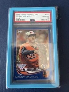 Manny Machado Topps Opening Day 2013 azul #/2013 novato radiocontrol PSA 10 - Imagen 1 de 2