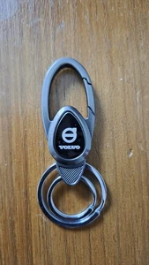 VOLVO CHROME METAL KEYRING - Picture 1 of 3