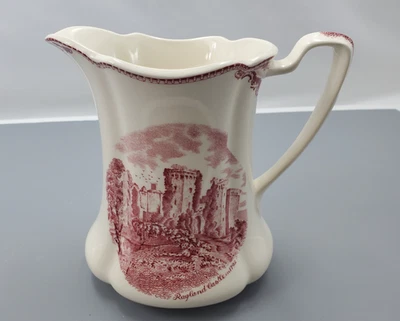 Johnson Bros England- Old Britain Castles Pitcher Ragland Castle 1792 Ironware - Image 1 of 4