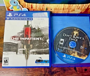 Don't Knock Twice & The Inpatient PS VR (Sony PlayStation 4, 2018) Paquete - Imagen 1 de 6