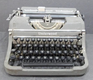 Vintage Underwood Champion Portable Typewriter Works - No Case or Ribbon - Picture 1 of 14